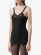 Burberry lace detail corset top