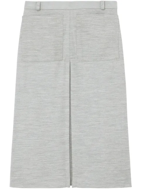 Burberry box pleat skirt