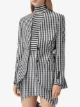 Burberry gingham tailored blazer