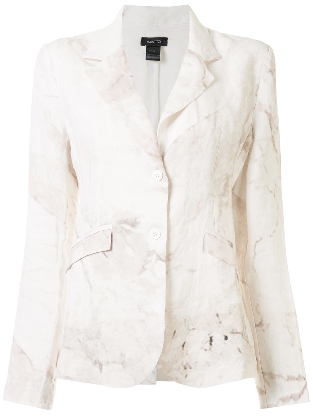 фото Avant toi marbled print blazer