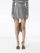 Burberry gingham scarf-tie mini skirt