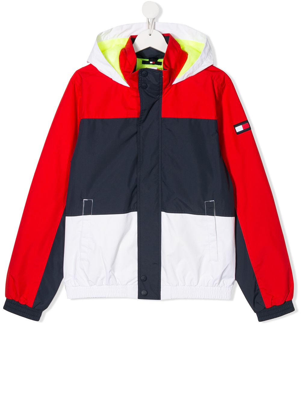 фото Tommy hilfiger junior куртка в стиле колор-блок