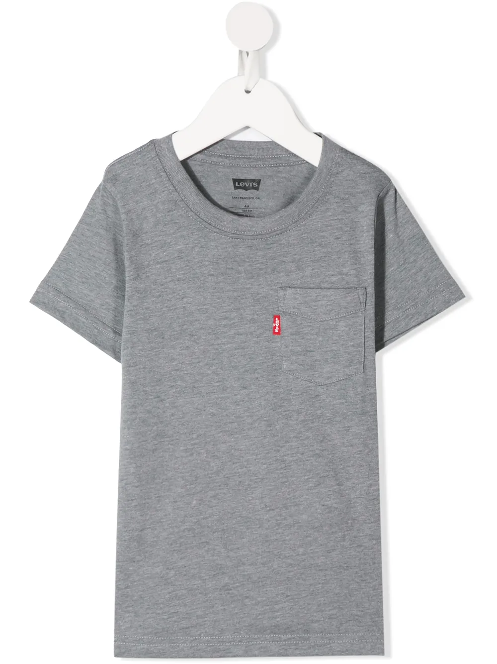 Levi's Kids' Chest Pocket Relaxed-fit T-shirt In Grey