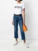 Image 2 of Emporio Armani distressed cropped jeans