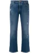 Image 1 of Emporio Armani distressed cropped jeans