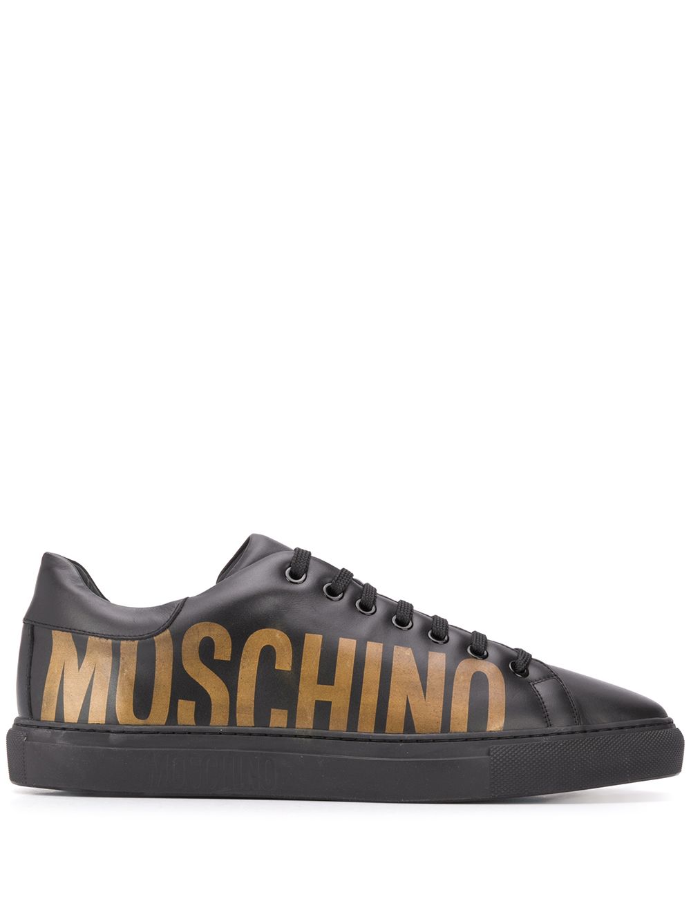 MOSCHINO LOGO PRINT SNEAKERS