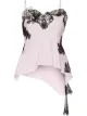 Image 1 of Marques'Almeida asymmetric lace-trim camisole