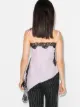 Marques'Almeida asymmetric lace-trim camisole
