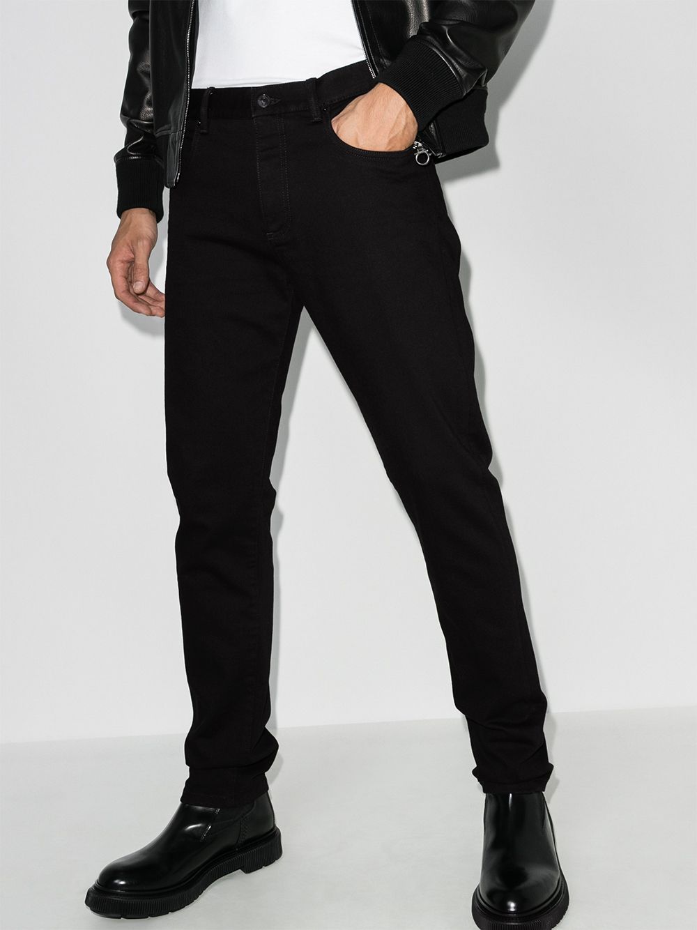 Zegna Slim-fit jeans - Zwart