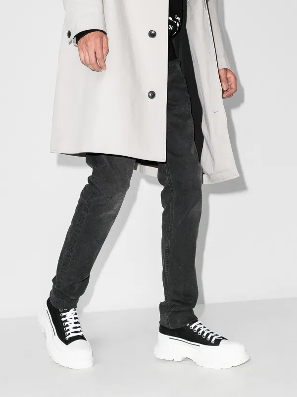 alexander mcqueen canvas sneakers