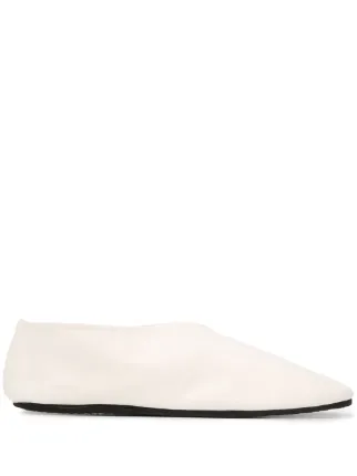 jil sander leather slipper