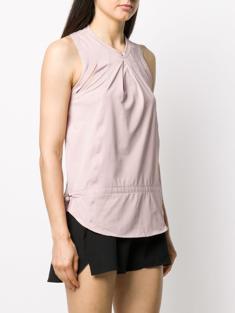 Shop Adidas By Stella Mccartney Cut Out Details Tank Top In Pink