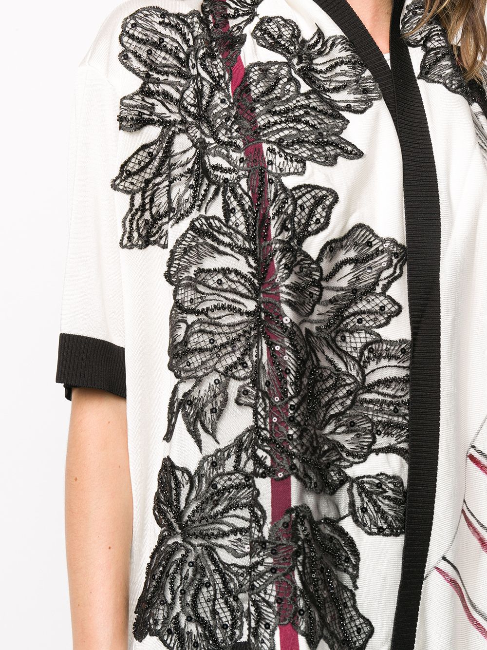 фото Antonio marras floral embroidered cardigan