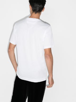 large logo print cotton T-shirt展示图