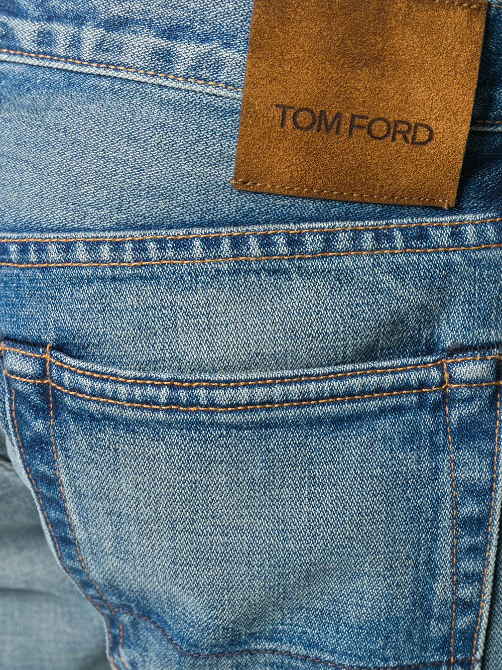 фото Tom ford джинсы с эффектом потертости