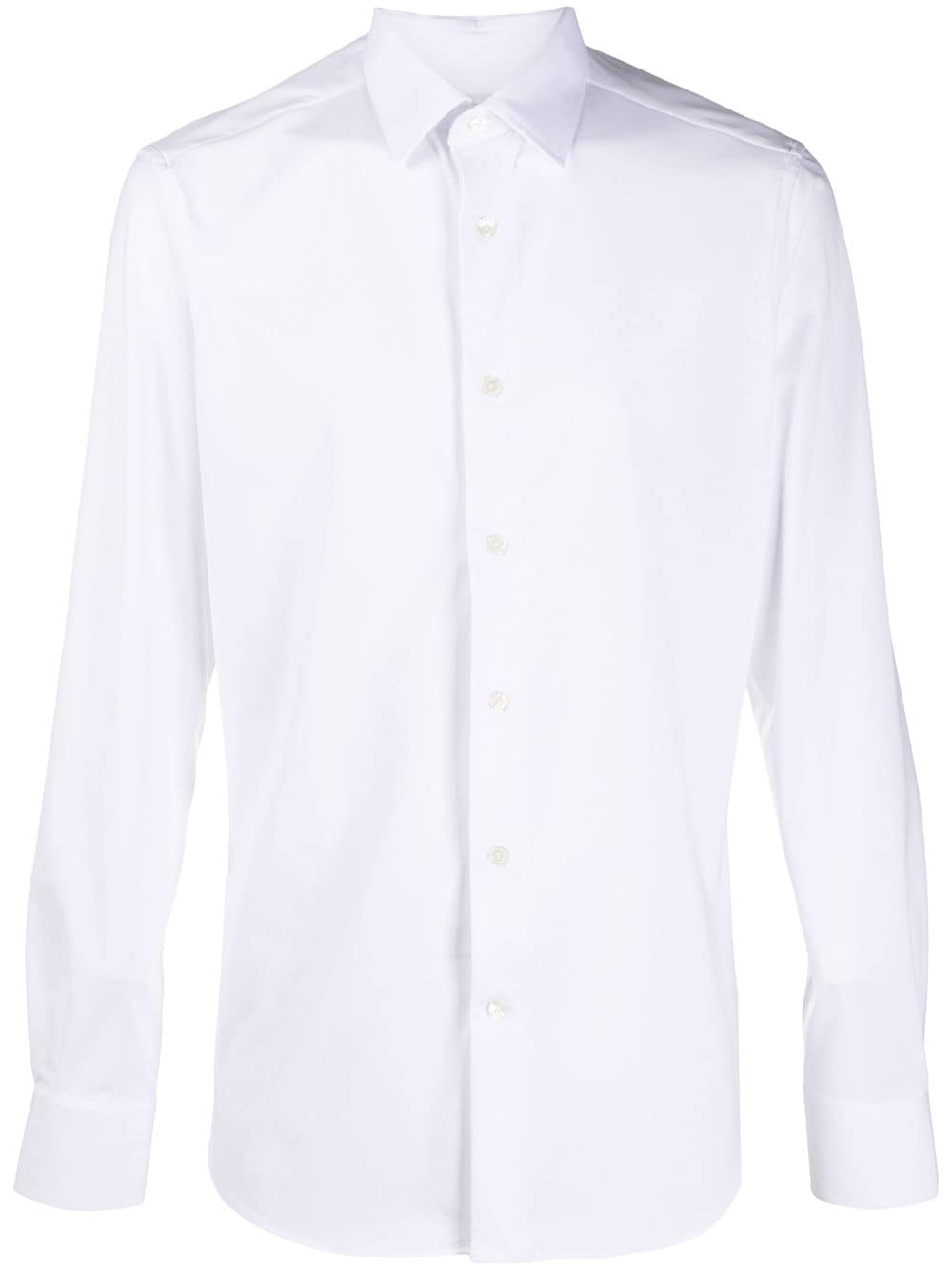 Traiano Milano Slim-fit Formal Shirt In White