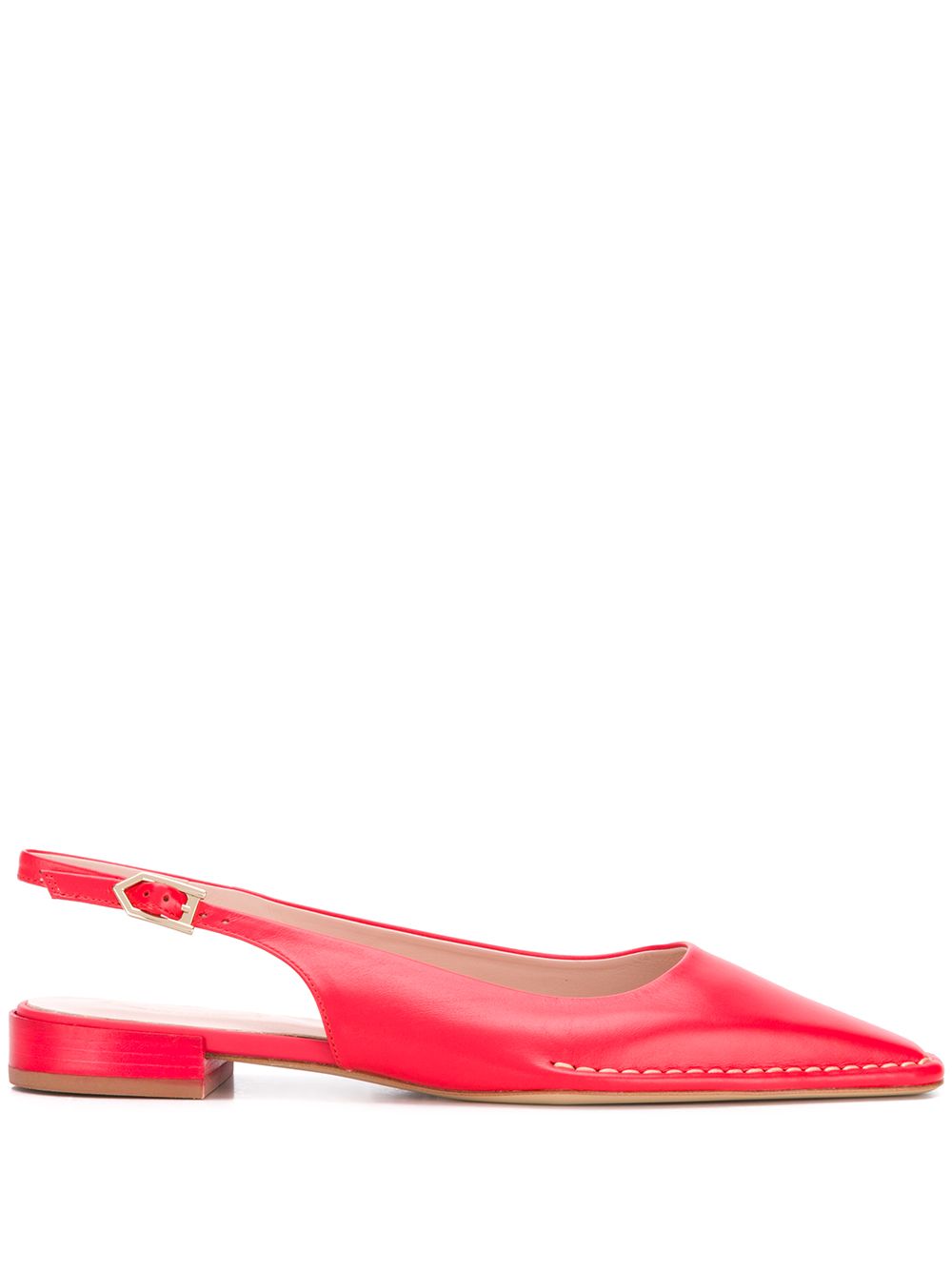 фото Tod's welt-stitch sling-back pumps