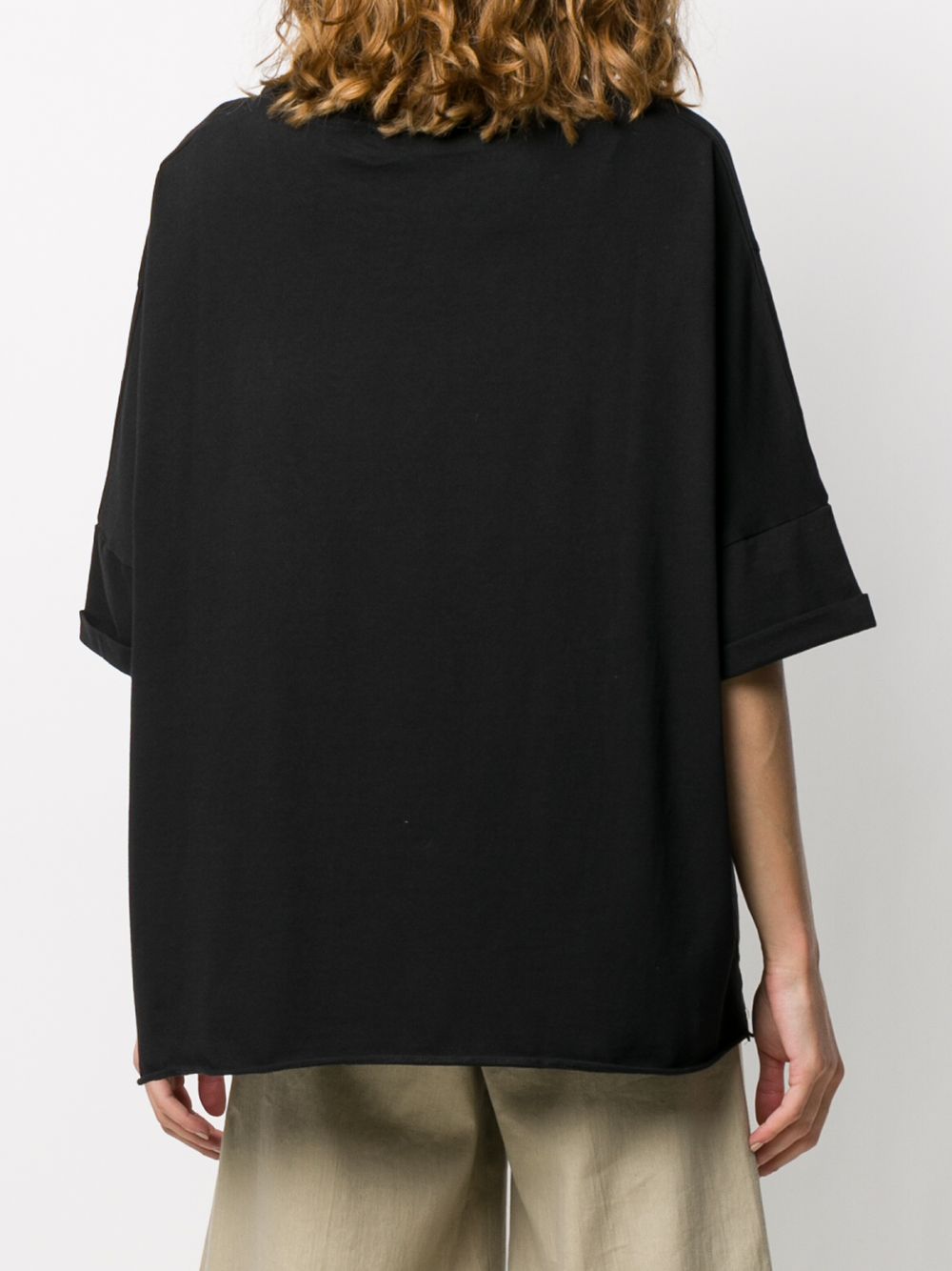 фото Mes demoiselles oversized embroidered chest t-shirt