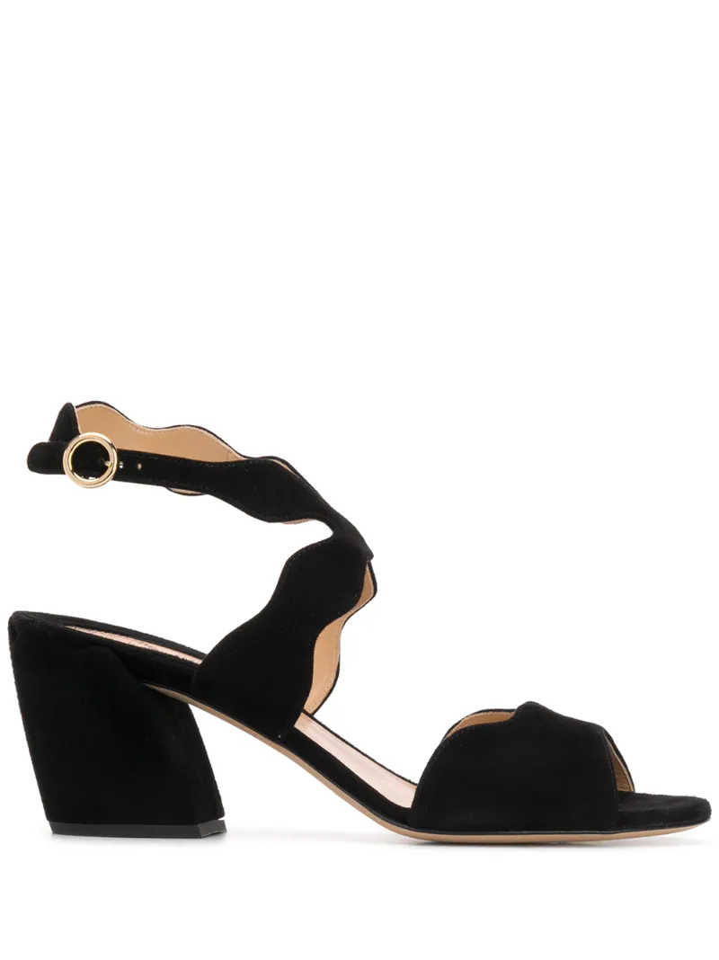 chloe scalloped sandals