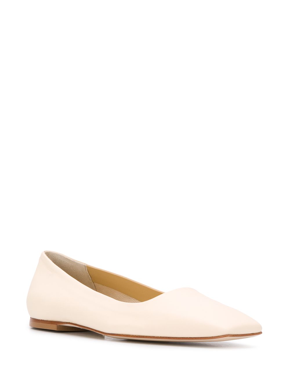 фото Aeyde gina square-toe ballerina shoes