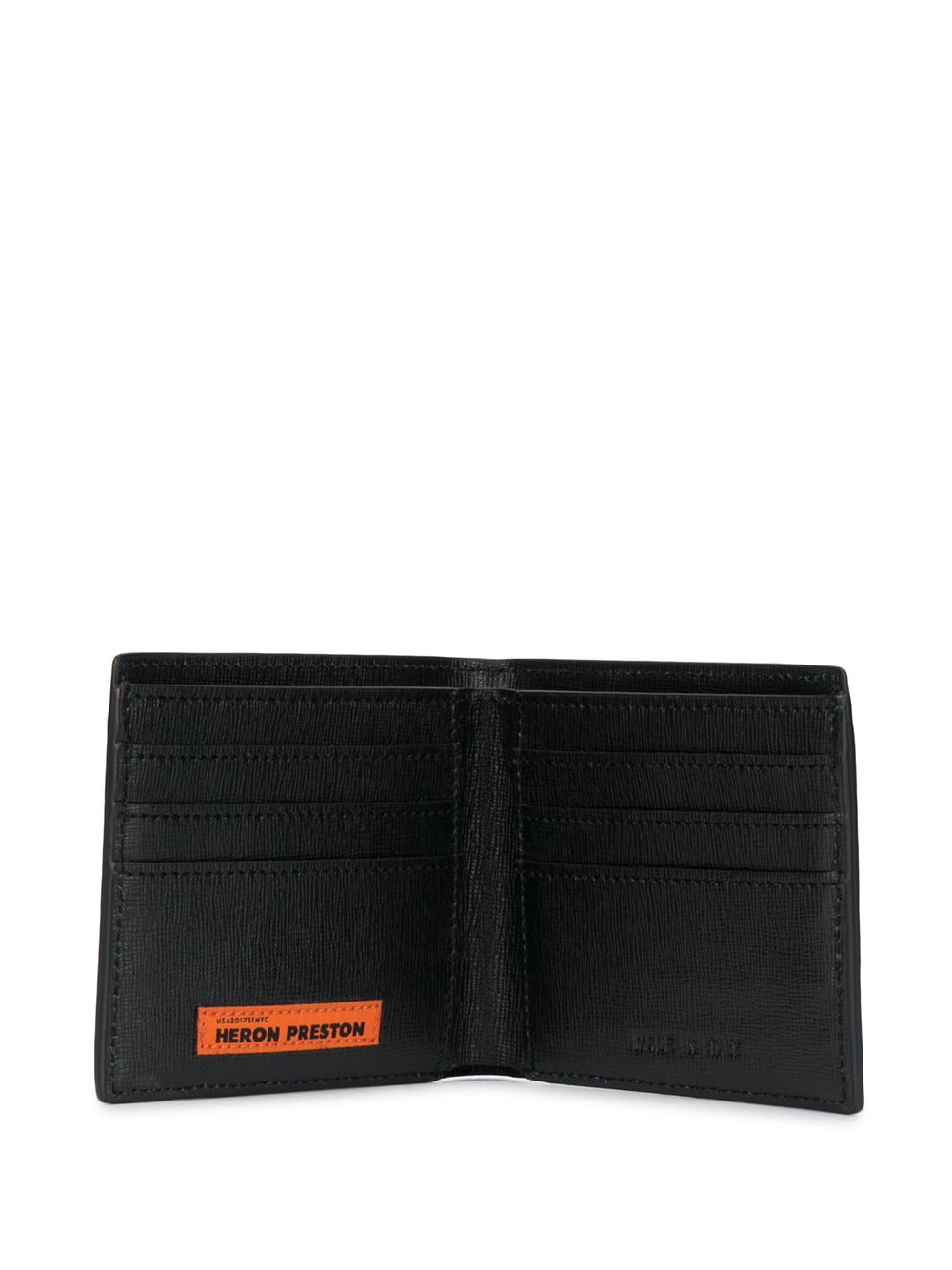 фото Heron preston logo patch bifold wallet