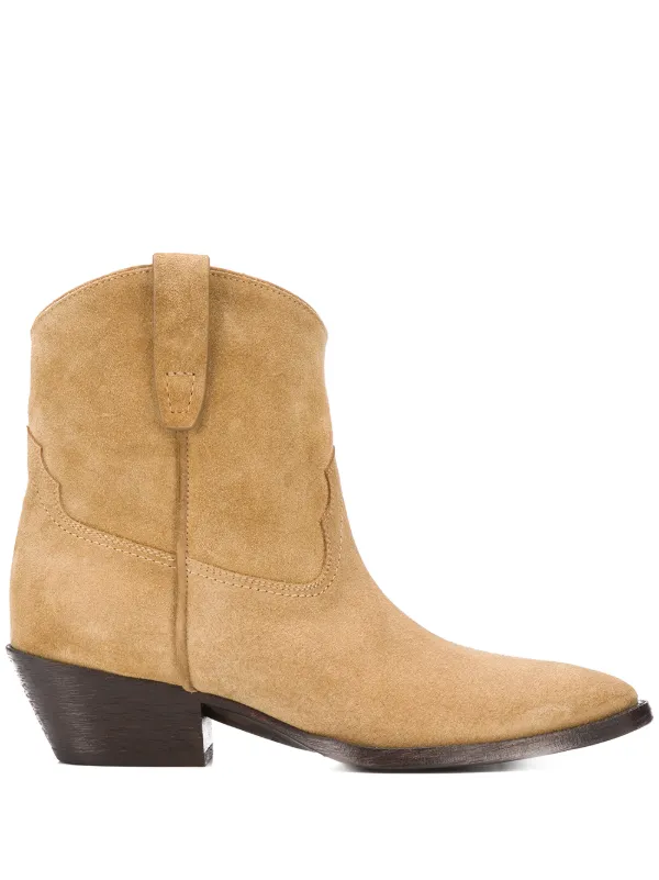 Shop Saint Laurent ankle cowboy boots 