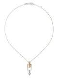 Yeprem 18kt white and rose gold diamond pendant necklace - Silver