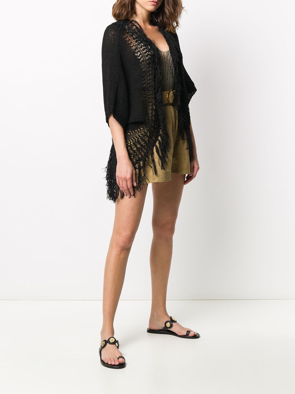 фото Mes demoiselles fringed-edge cardigan