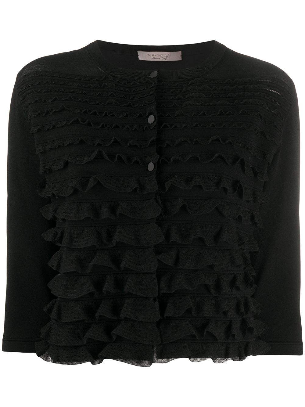 фото D.exterior ruffled knitted top