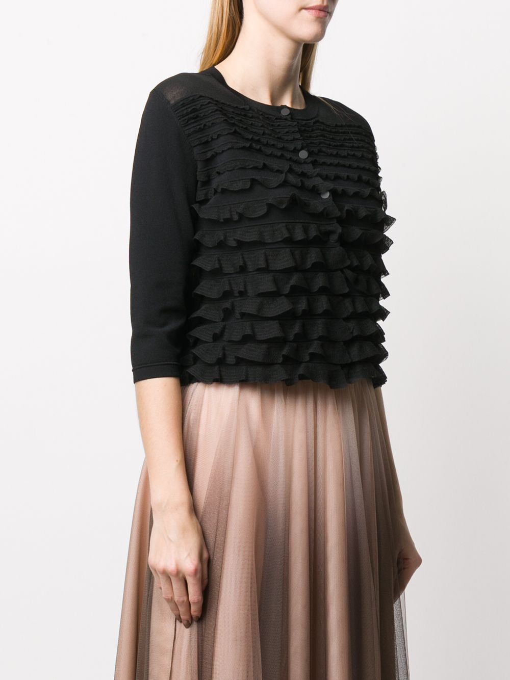 фото D.exterior ruffled knitted top