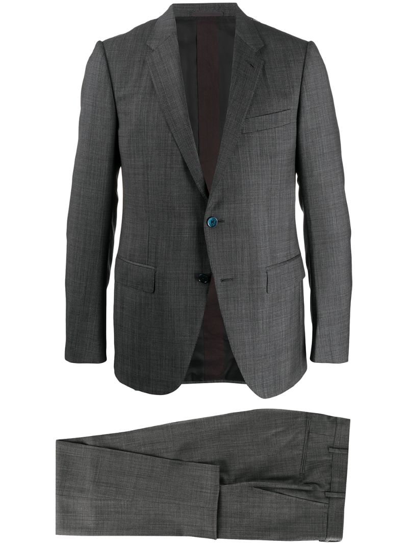 Ermenegildo Zegna Single-breasted Two-piece Suit In Grey