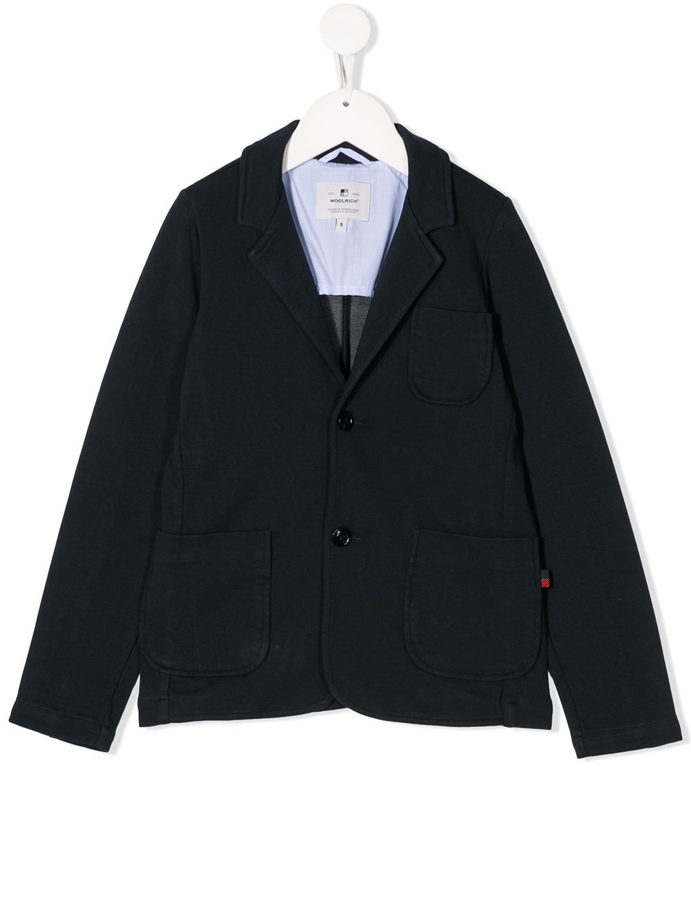 фото Woolrich kids single-breasted fitted blazer