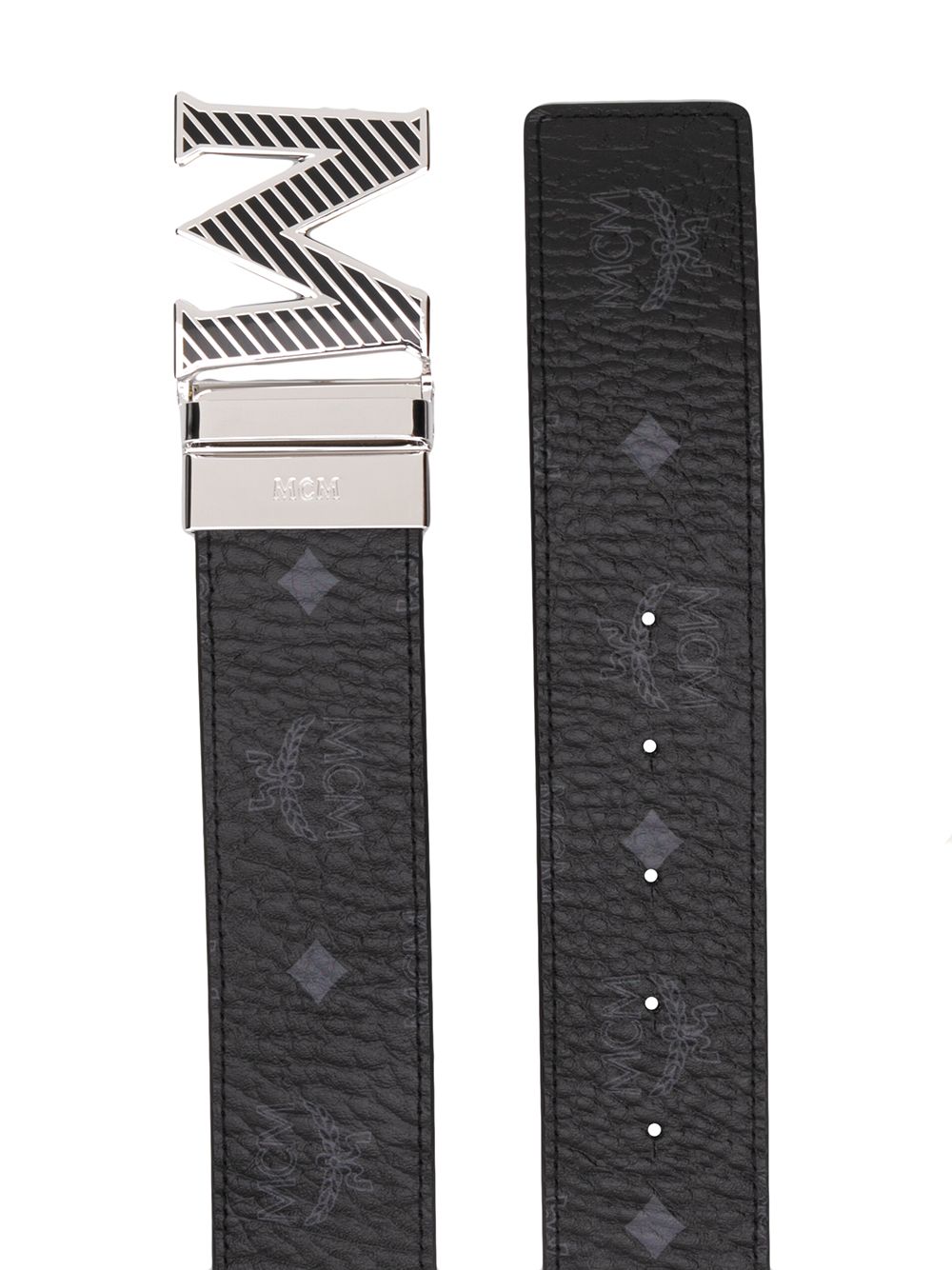 фото Mcm logo plaque belt