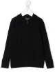 الصورة 1 من Emporio Armani Kids كارديغان مضلع بسحاب