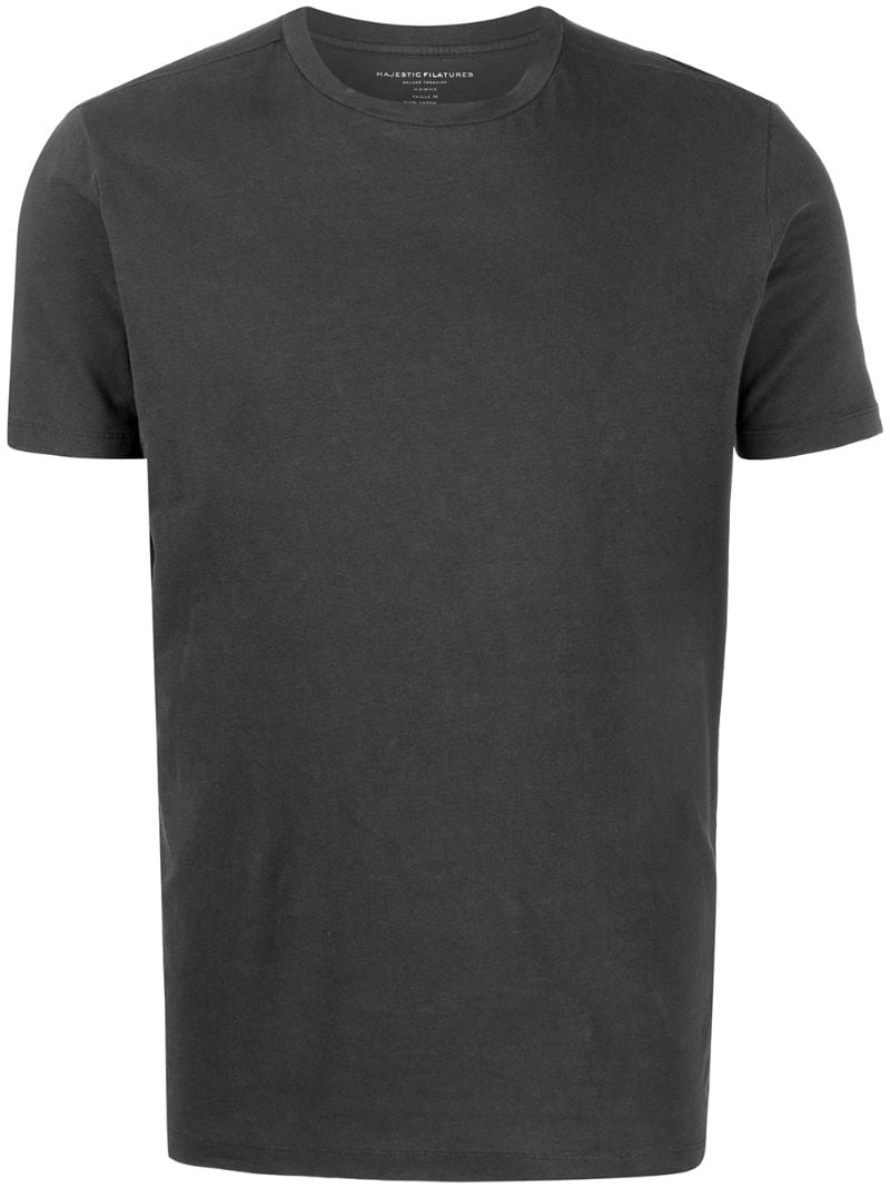 Majestic Plain T-shirt In Gray