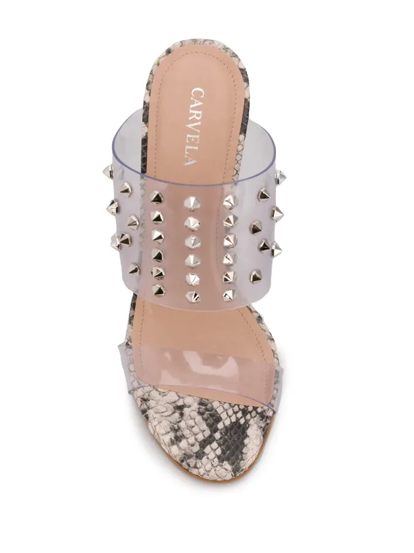 carvela snakeskin sandals