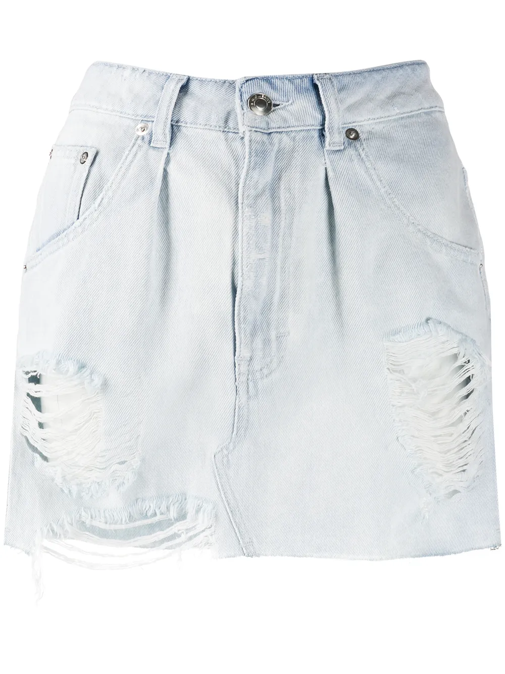 IRO Jeans-Minirock Im Distressed-Look kAx2J rYWMO IRO Jeans-Minirock Im Distressed-Look kAx2J rYWMO
