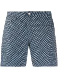Sunspel micro print swim shorts - Blue