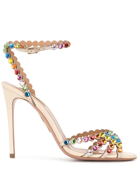 Shop Aquazzura Tequila 105 Sandals With Express Delivery Farfetch