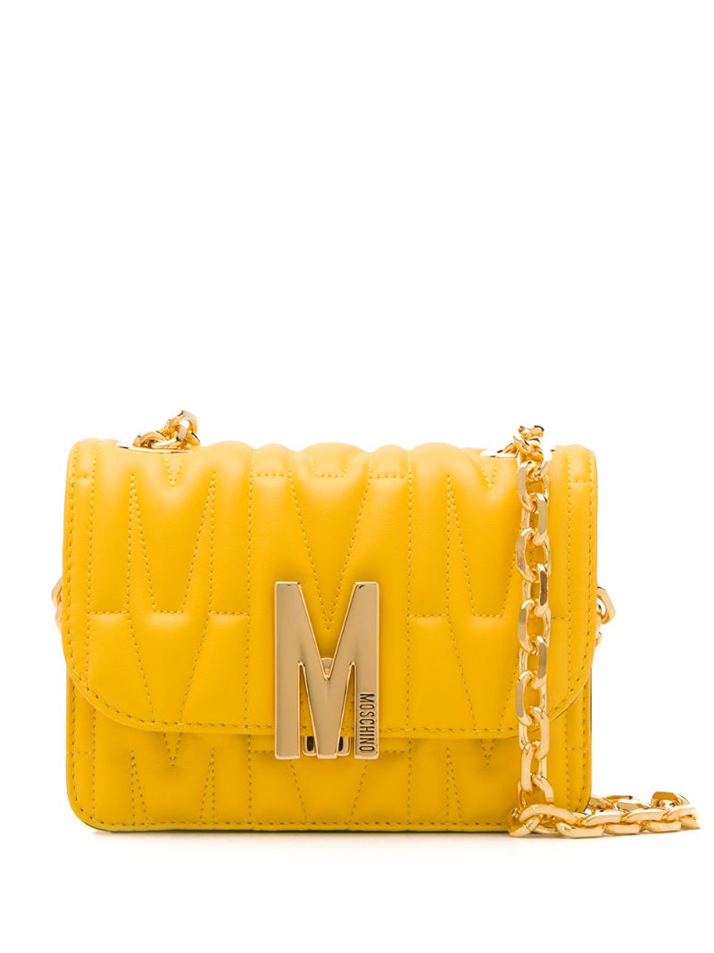 MOSCHINO QUILTED M SHOULDER BAG