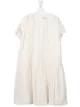 الصورة 1 من Alberta Ferretti Kids فستان مطرز بأكمام قصيرة