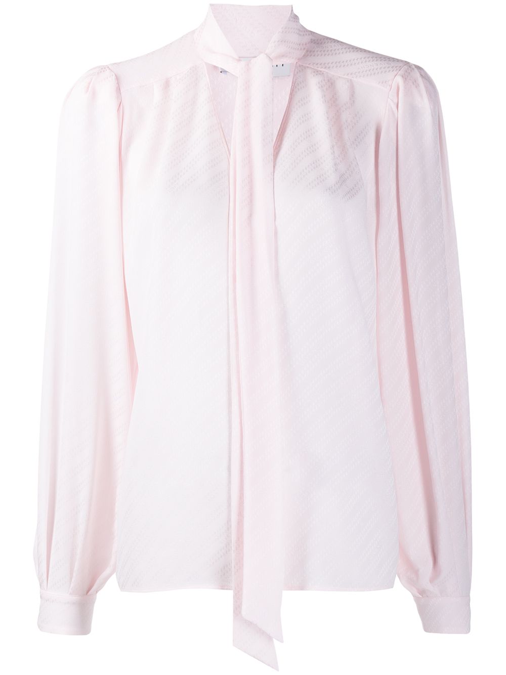 Givenchy striped pussybow blouse - Pink