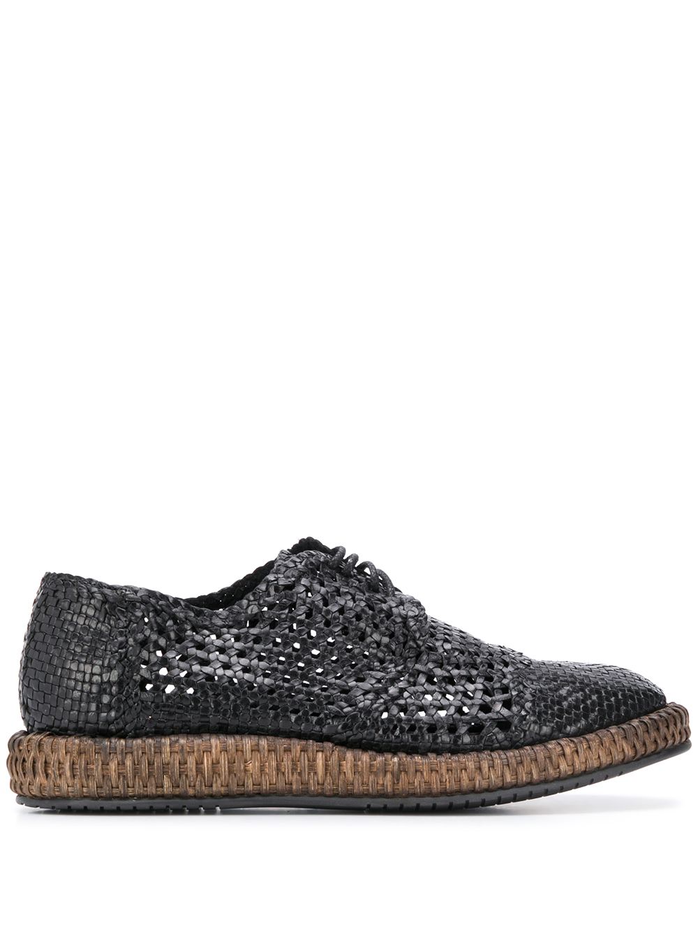 

Dolce & Gabbana mocasines derby con agujetas - Negro