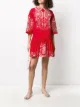 الصورة 2 من RedValentino فستان مطرز بالزهور