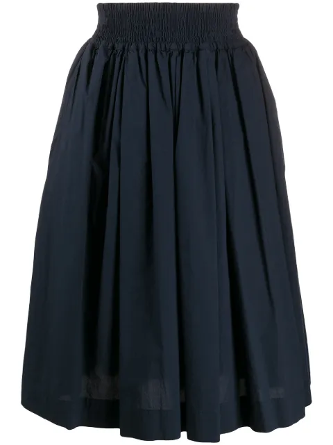 Woolrich gathered hem skirt