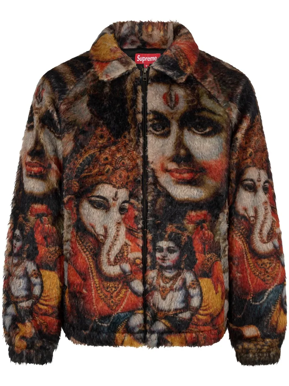 Supreme Ganesh Printed faux-fur Jacket - Farfetch