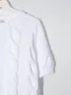 Brunello Cucinelli Kids بلوزة بأكمام قصيرة وحياكة الضفيرة