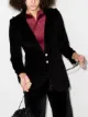 Image 2 of Nackiyé velvet effect blazer