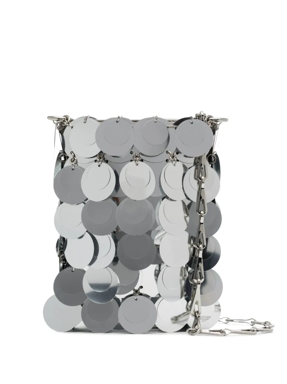 

Paco Rabanne oversized sequin shoulder bag - Silver