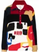 Image 1 of Bethany Williams patchwork-pattern polo jumper
